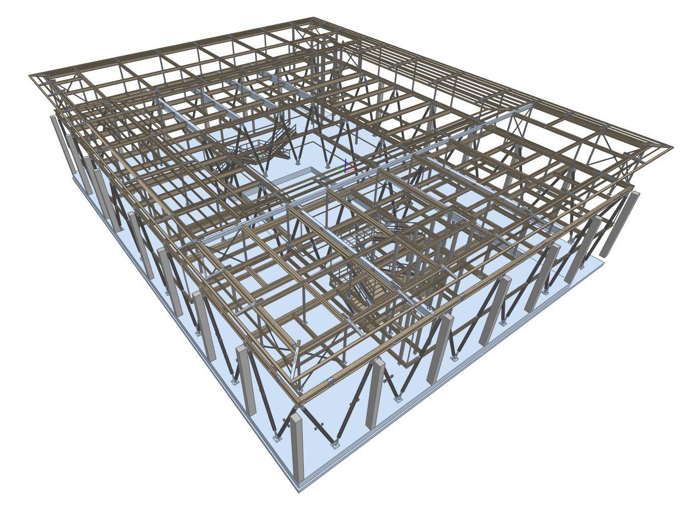 leoni-srl-costruzioni-metalliche-progettazione-Gianese con roof top