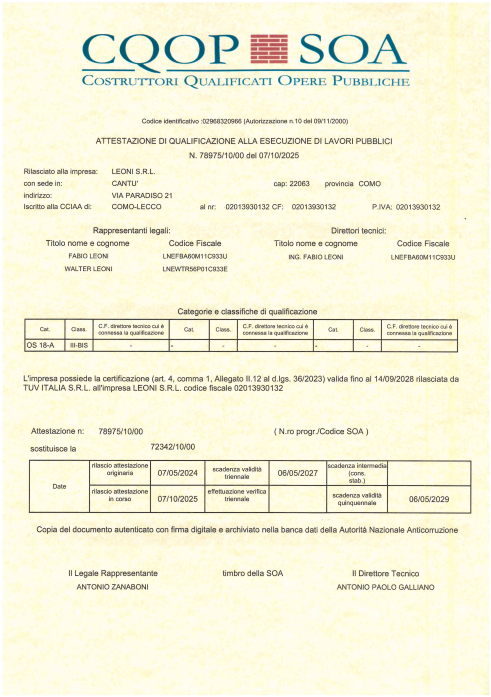 leoni-certificato-soa